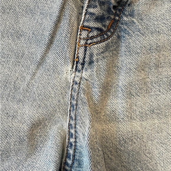 Free People CRVY Georgine Mom Jeans, Faded Indigo, Size 27 - Picture 6 of 7